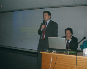 Il Prof. Roberto Rozza
e Luca Raimondo