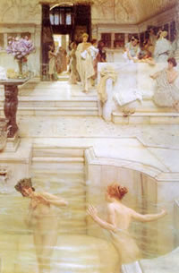 Dipinto su tela di Alma-Tadema (1912-1936)